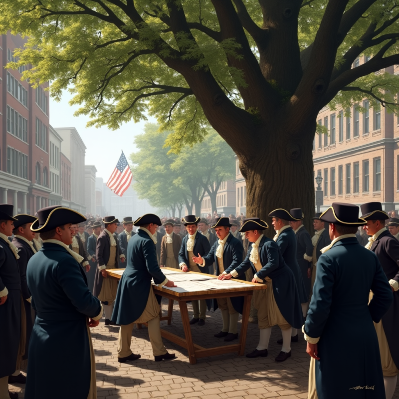 Podpisanie umowy Buttonwood - Historia giełdy w USA